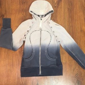Special Edition Lululemon Color fade Jacket With removable sleeves size 6